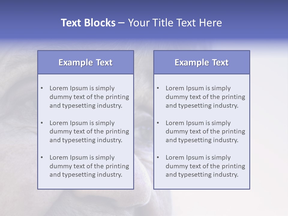 Old Lady Looking To The Sky PowerPoint Template