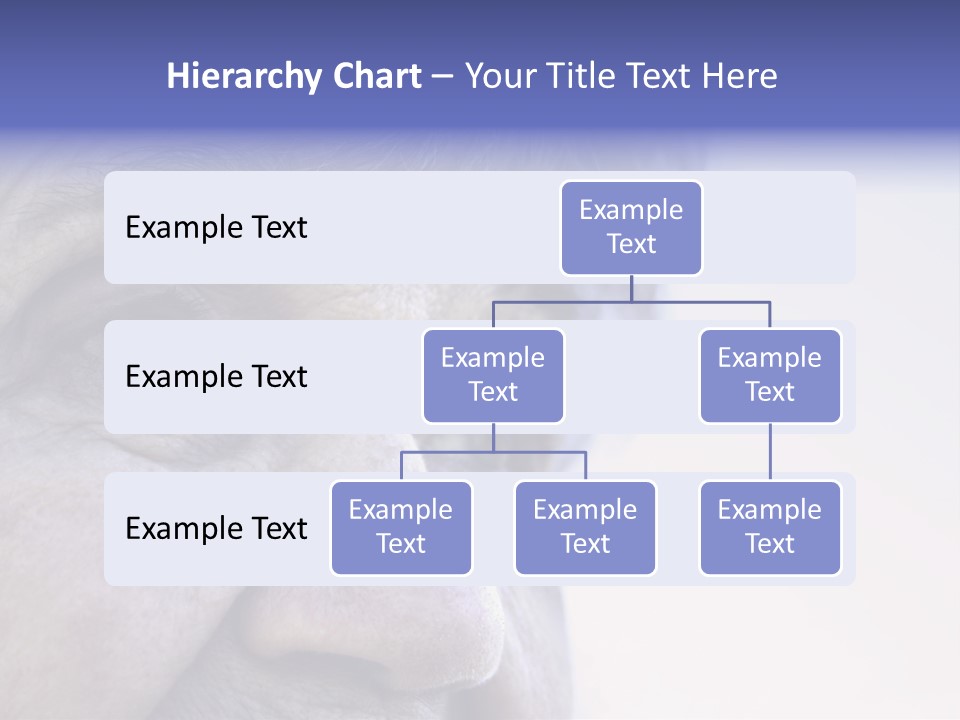 Old Lady Looking To The Sky PowerPoint Template