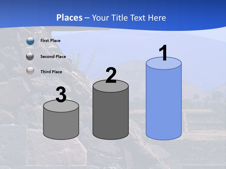 Temple Of Quetzalcoatl In The Citadel Of Teotihuacan, Mexico PowerPoint Template