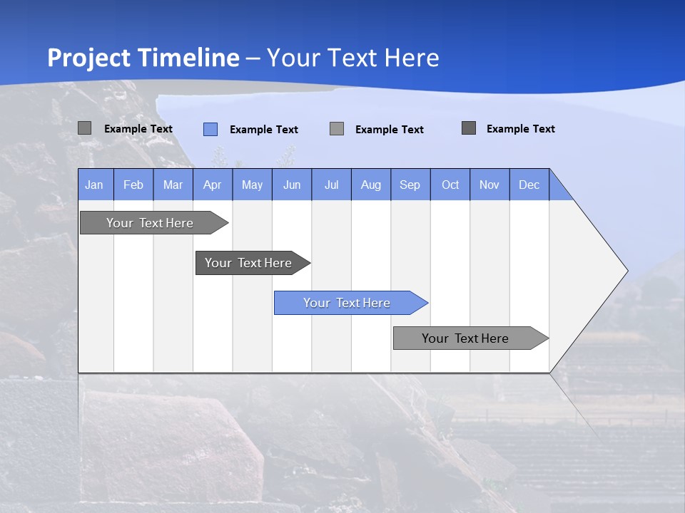 Temple Of Quetzalcoatl In The Citadel Of Teotihuacan, Mexico PowerPoint Template