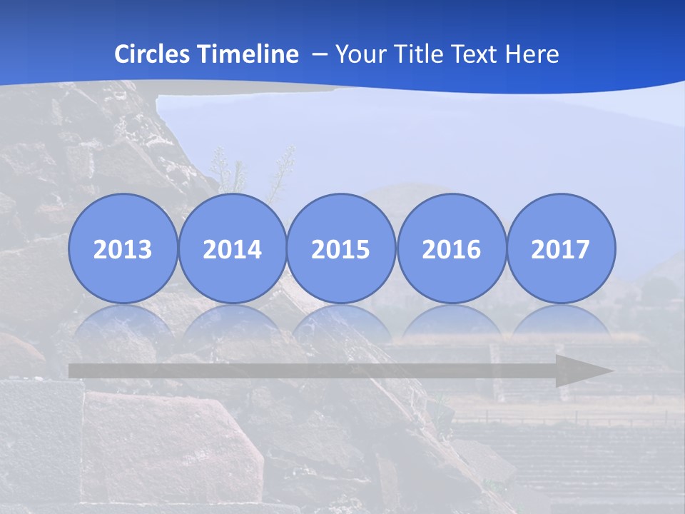 Temple Of Quetzalcoatl In The Citadel Of Teotihuacan, Mexico PowerPoint Template