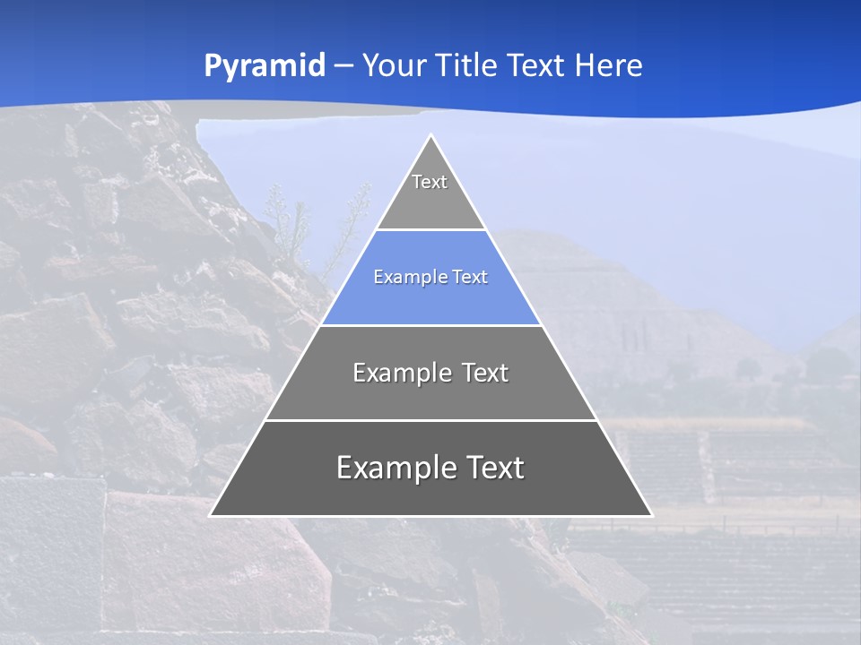 Temple Of Quetzalcoatl In The Citadel Of Teotihuacan, Mexico PowerPoint Template