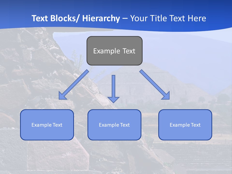 Temple Of Quetzalcoatl In The Citadel Of Teotihuacan, Mexico PowerPoint Template