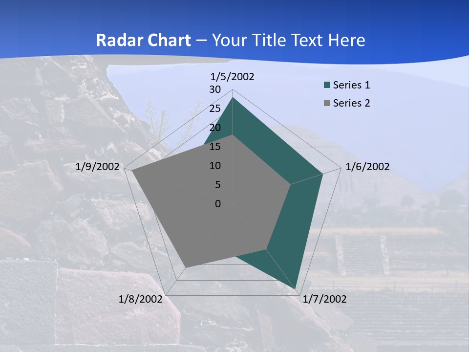 Temple Of Quetzalcoatl In The Citadel Of Teotihuacan, Mexico PowerPoint Template