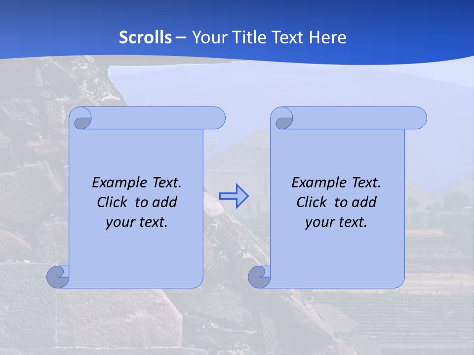 Temple Of Quetzalcoatl In The Citadel Of Teotihuacan, Mexico PowerPoint Template