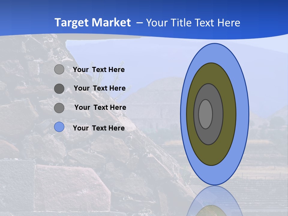 Temple Of Quetzalcoatl In The Citadel Of Teotihuacan, Mexico PowerPoint Template