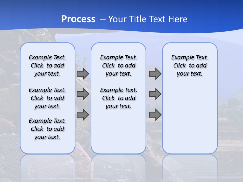 Temple Of Quetzalcoatl In The Citadel Of Teotihuacan, Mexico PowerPoint Template