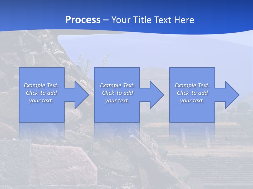 Temple Of Quetzalcoatl In The Citadel Of Teotihuacan, Mexico PowerPoint Template
