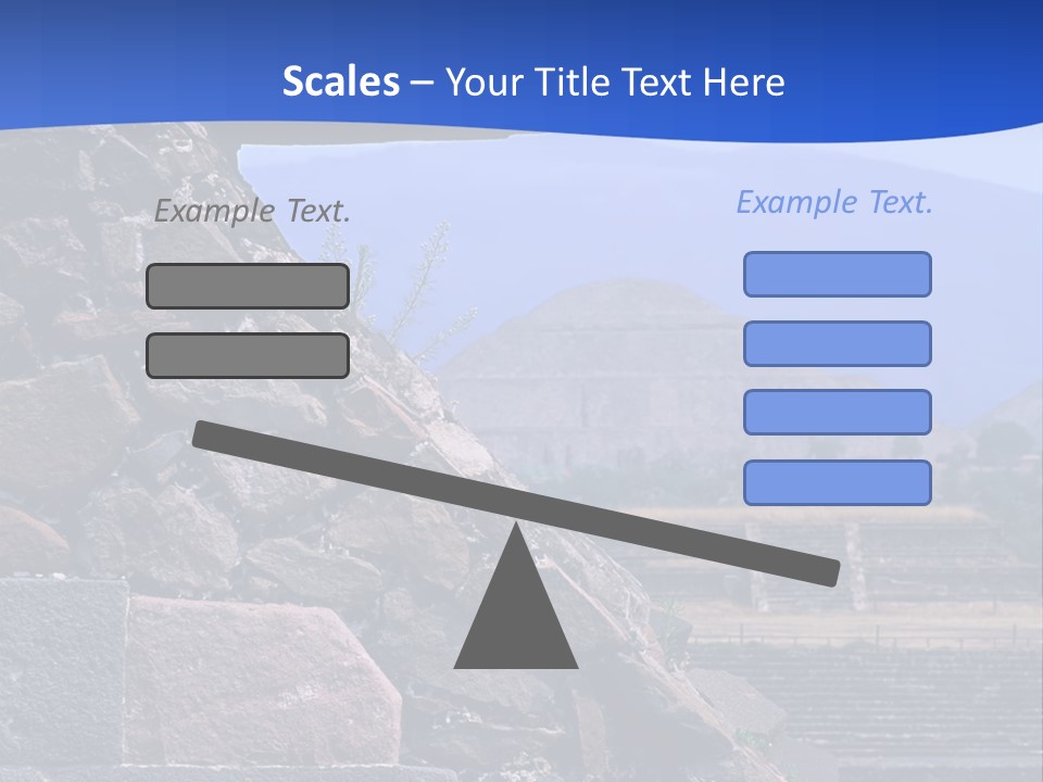 Temple Of Quetzalcoatl In The Citadel Of Teotihuacan, Mexico PowerPoint Template