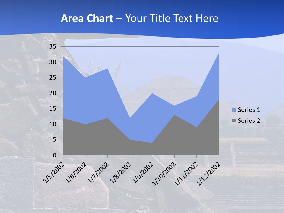 Temple Of Quetzalcoatl In The Citadel Of Teotihuacan, Mexico PowerPoint Template