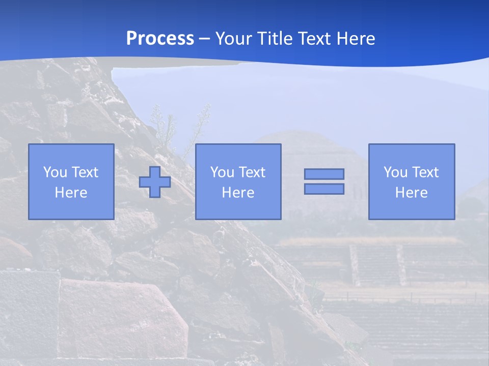 Temple Of Quetzalcoatl In The Citadel Of Teotihuacan, Mexico PowerPoint Template