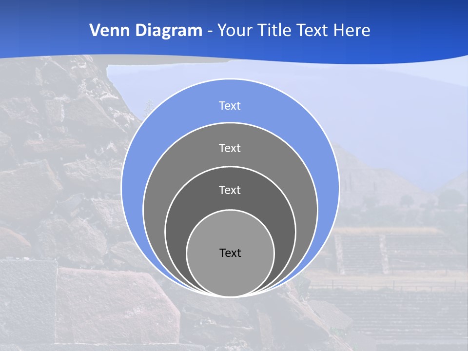 Temple Of Quetzalcoatl In The Citadel Of Teotihuacan, Mexico PowerPoint Template