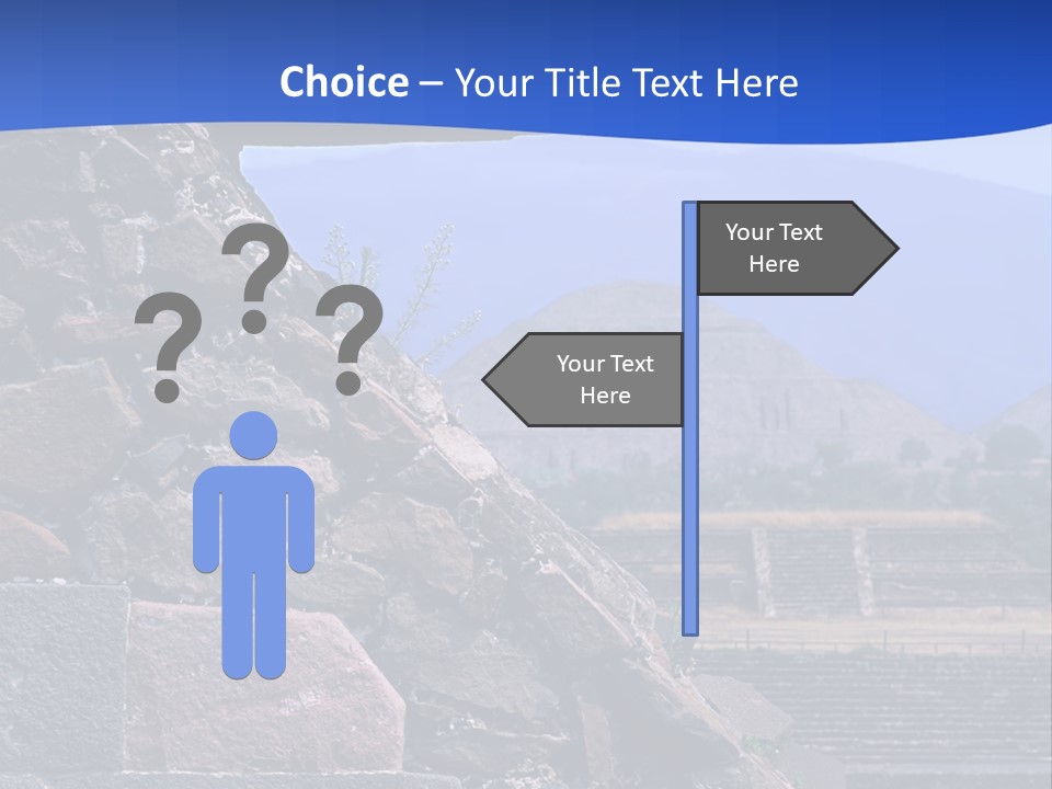 Temple Of Quetzalcoatl In The Citadel Of Teotihuacan, Mexico PowerPoint Template