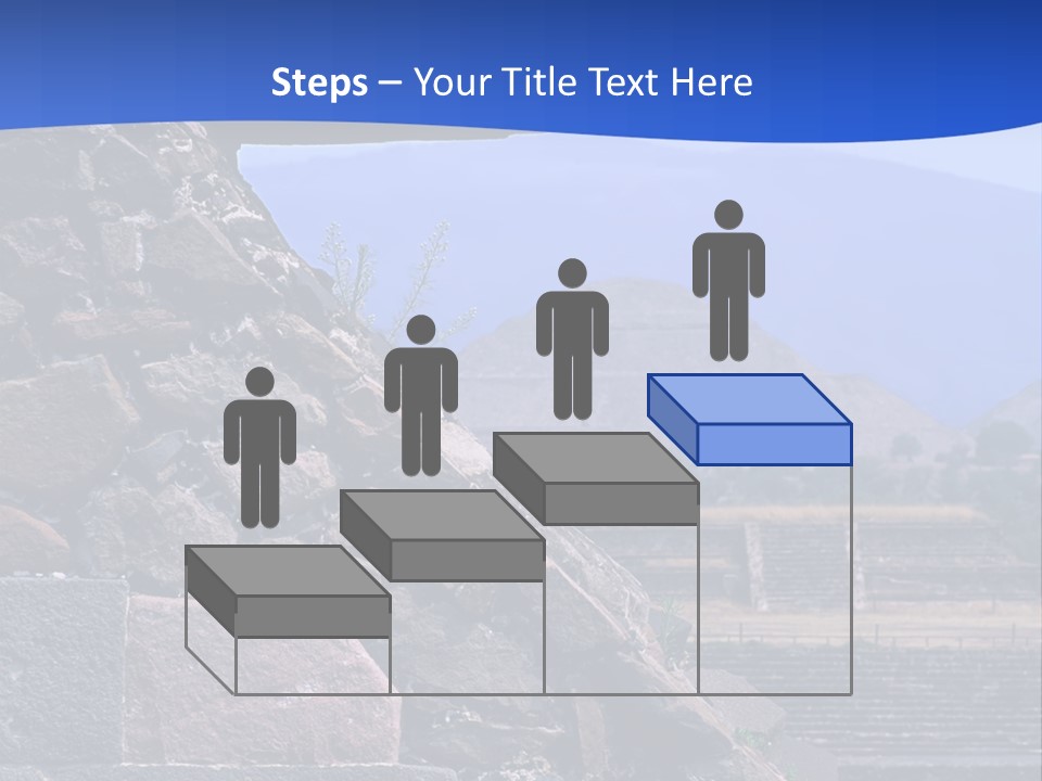 Temple Of Quetzalcoatl In The Citadel Of Teotihuacan, Mexico PowerPoint Template