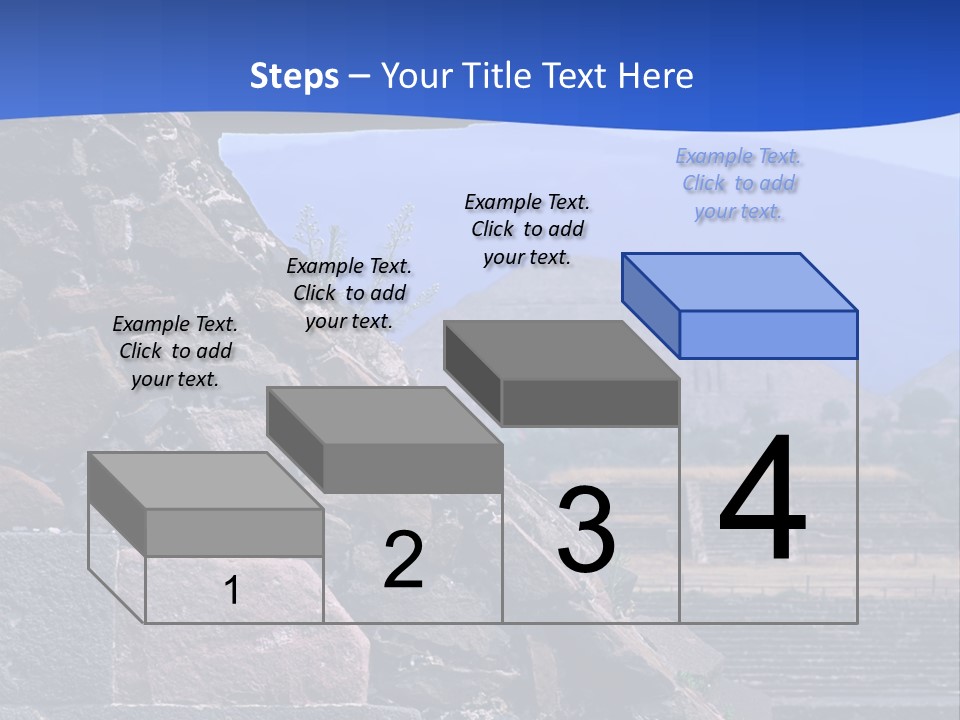 Temple Of Quetzalcoatl In The Citadel Of Teotihuacan, Mexico PowerPoint Template
