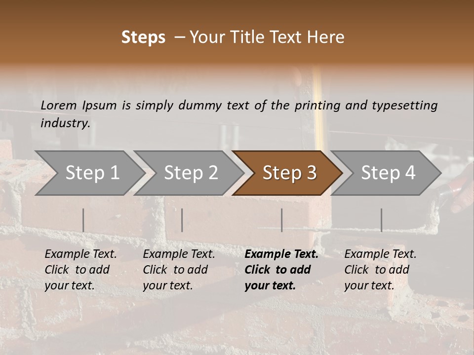 Bricklayer PowerPoint Template
