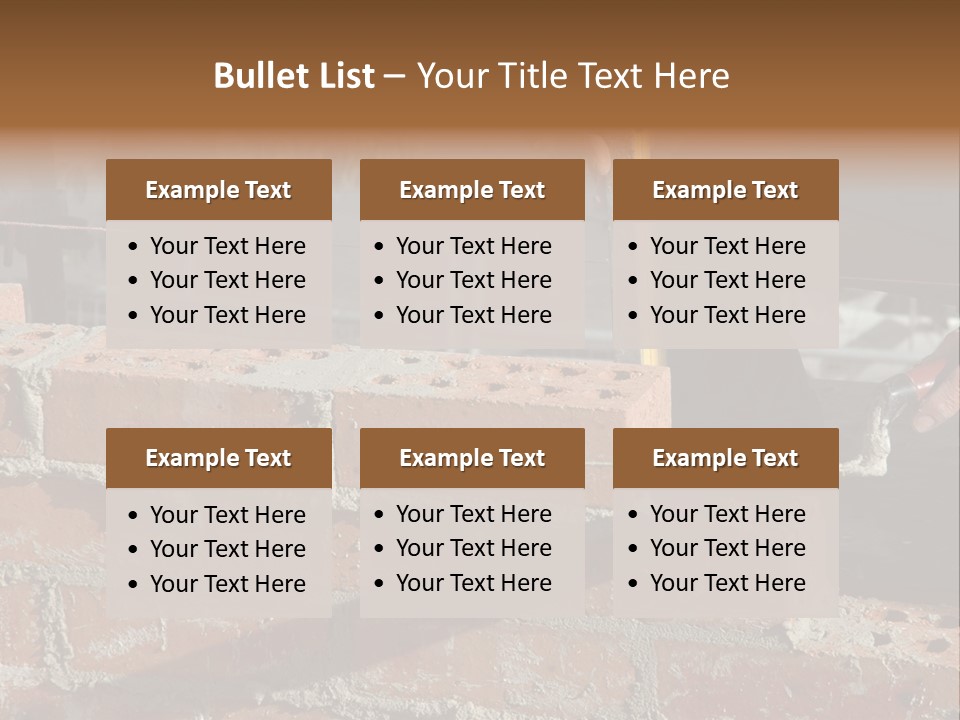 Bricklayer PowerPoint Template