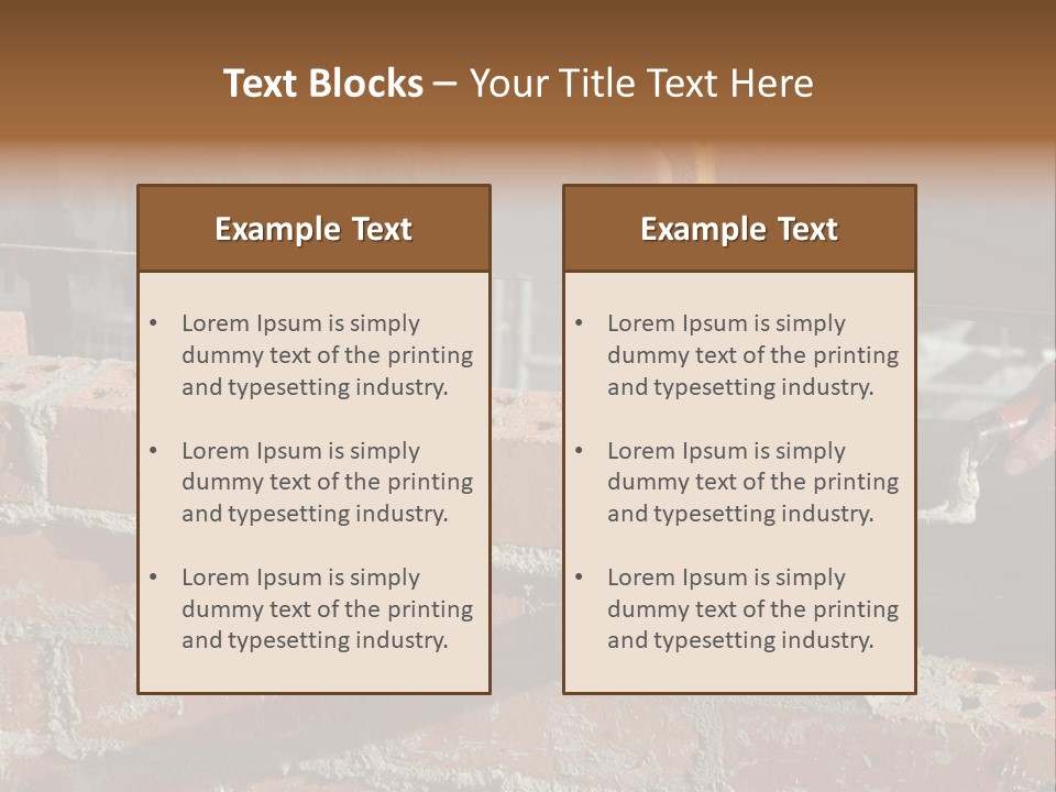 Bricklayer PowerPoint Template