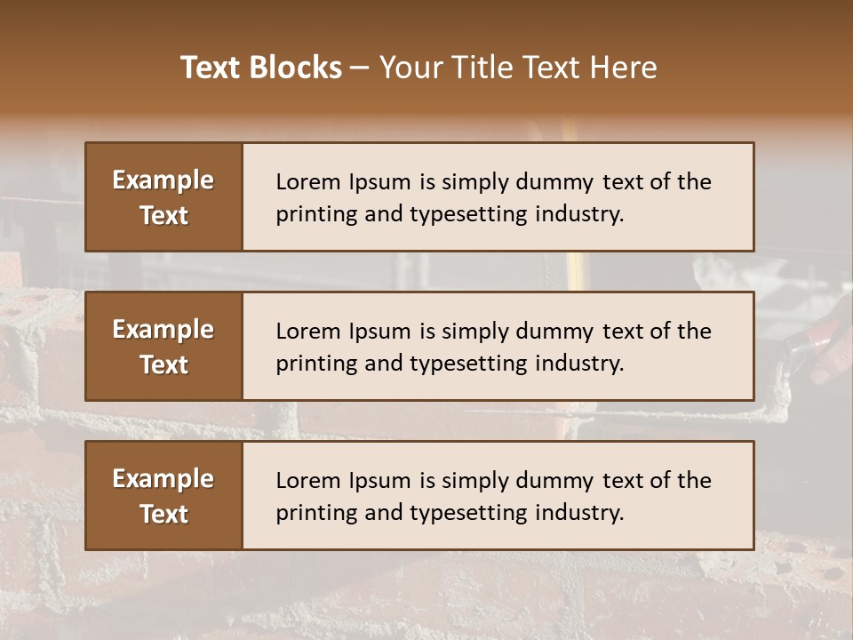 Bricklayer PowerPoint Template
