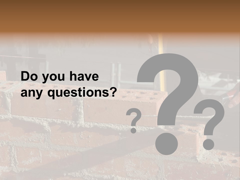 Bricklayer PowerPoint Template