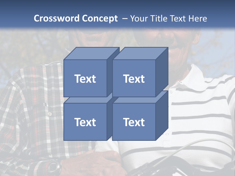 A Couple Of People That Are Standing Next To Each Other PowerPoint Template