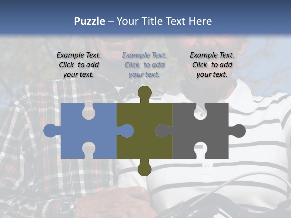 A Couple Of People That Are Standing Next To Each Other PowerPoint Template