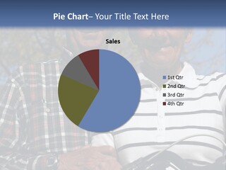 A Couple Of People That Are Standing Next To Each Other PowerPoint Template