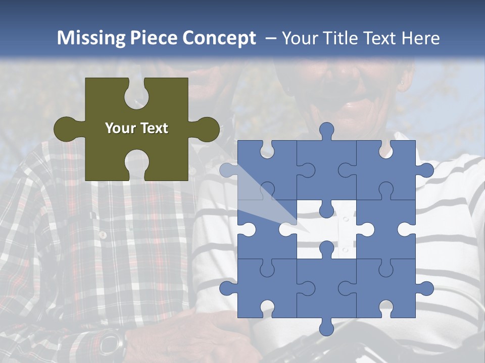 A Couple Of People That Are Standing Next To Each Other PowerPoint Template