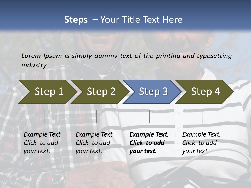 A Couple Of People That Are Standing Next To Each Other PowerPoint Template