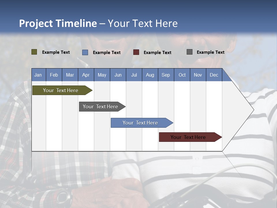 A Couple Of People That Are Standing Next To Each Other PowerPoint Template
