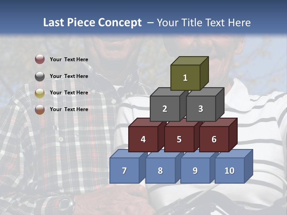 A Couple Of People That Are Standing Next To Each Other PowerPoint Template