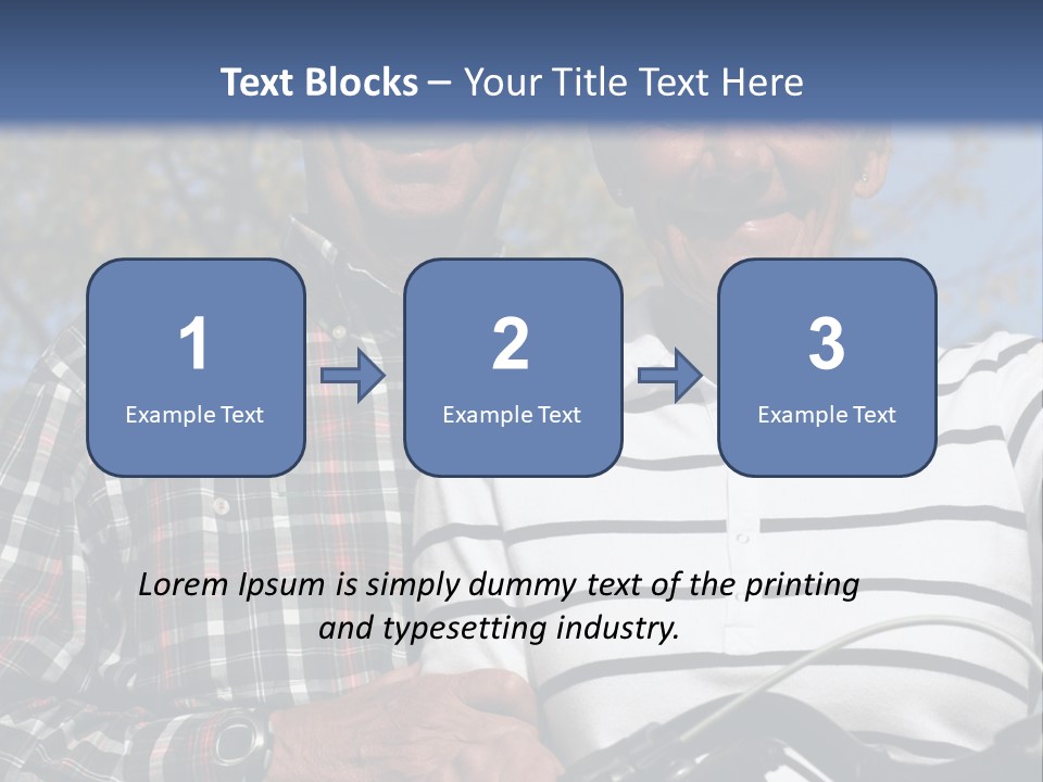 A Couple Of People That Are Standing Next To Each Other PowerPoint Template