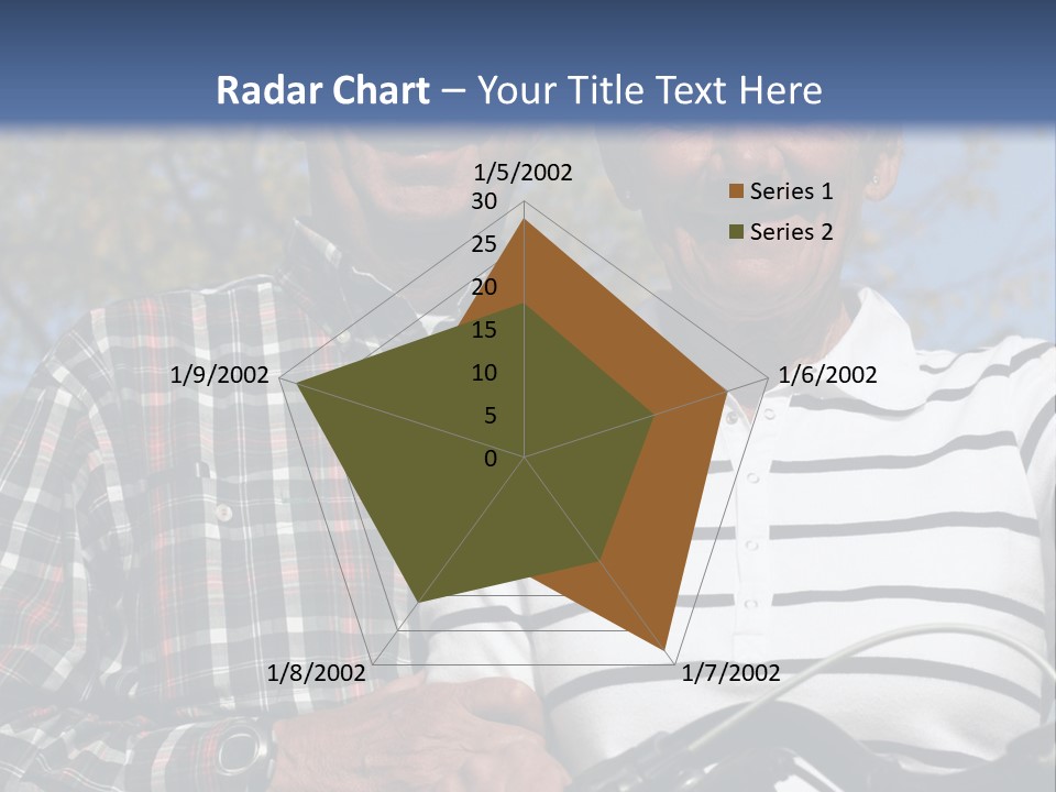 A Couple Of People That Are Standing Next To Each Other PowerPoint Template