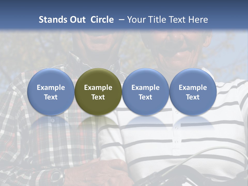 A Couple Of People That Are Standing Next To Each Other PowerPoint Template