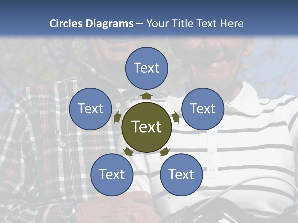 A Couple Of People That Are Standing Next To Each Other PowerPoint Template