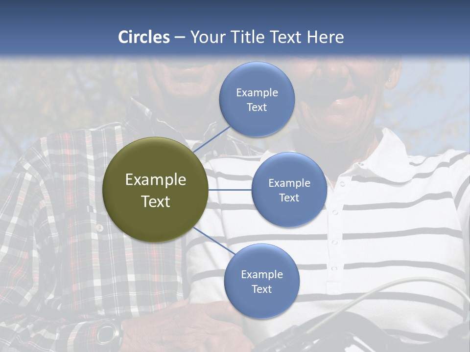 A Couple Of People That Are Standing Next To Each Other PowerPoint Template