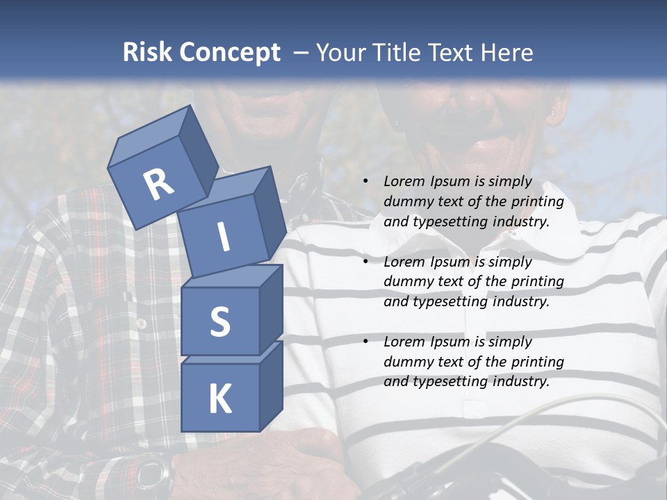 A Couple Of People That Are Standing Next To Each Other PowerPoint Template