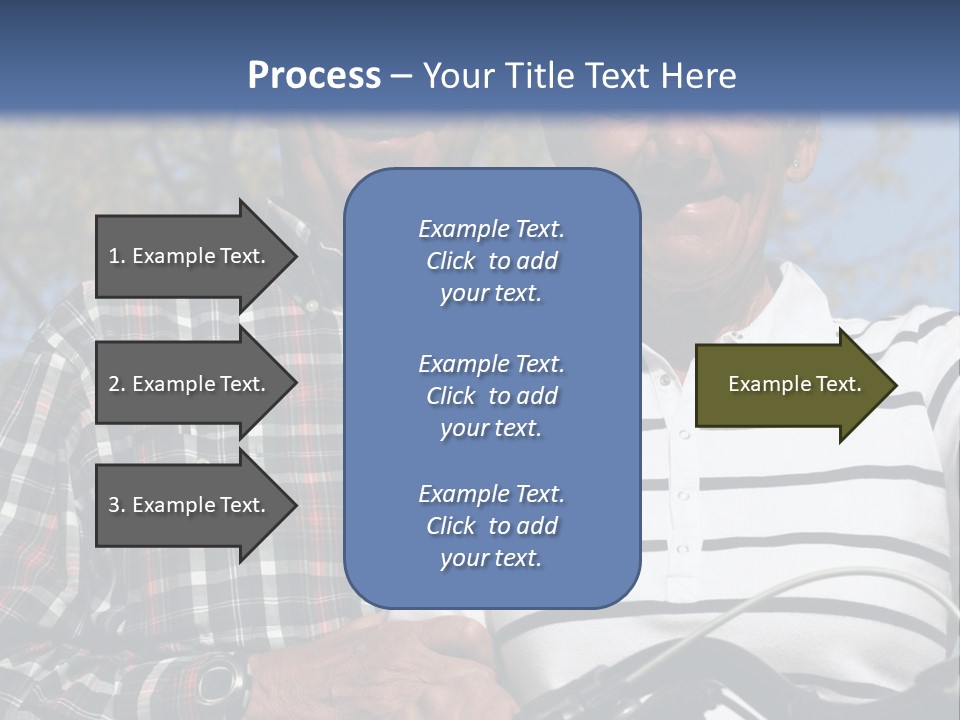 A Couple Of People That Are Standing Next To Each Other PowerPoint Template