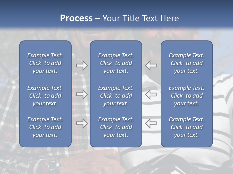 A Couple Of People That Are Standing Next To Each Other PowerPoint Template