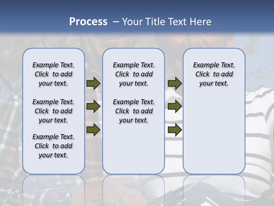 A Couple Of People That Are Standing Next To Each Other PowerPoint Template