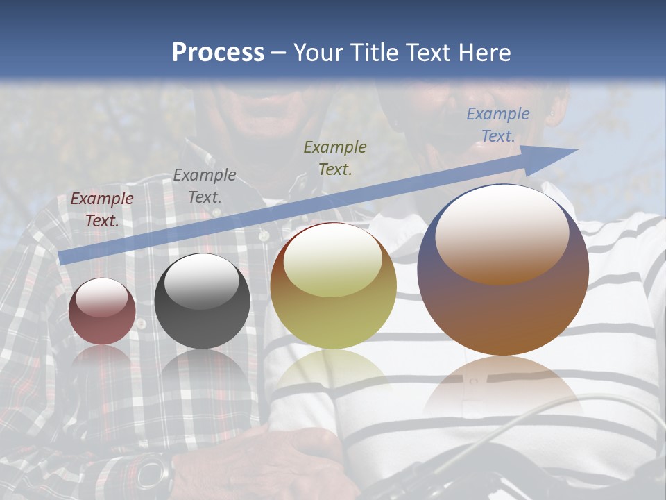 A Couple Of People That Are Standing Next To Each Other PowerPoint Template