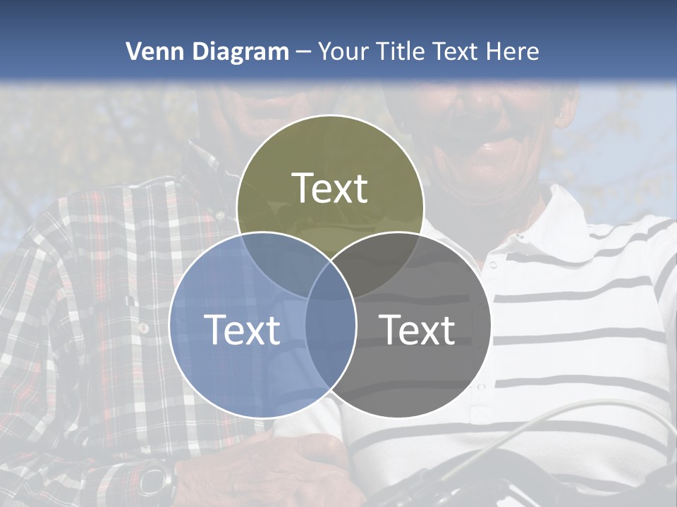 A Couple Of People That Are Standing Next To Each Other PowerPoint Template