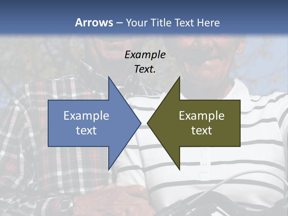 A Couple Of People That Are Standing Next To Each Other PowerPoint Template