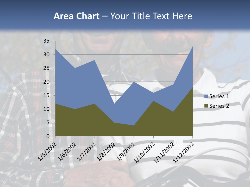 A Couple Of People That Are Standing Next To Each Other PowerPoint Template