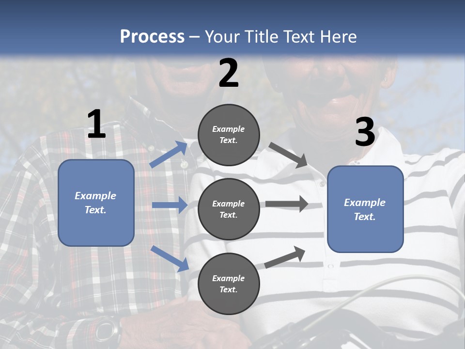 A Couple Of People That Are Standing Next To Each Other PowerPoint Template