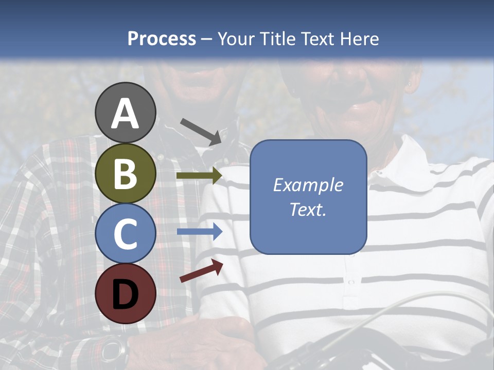 A Couple Of People That Are Standing Next To Each Other PowerPoint Template