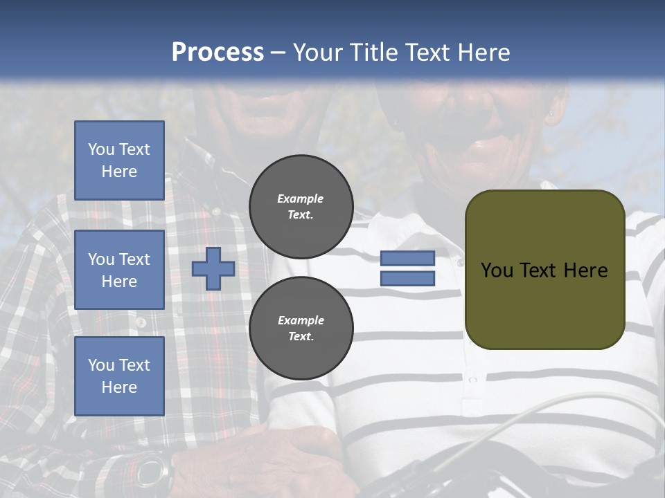 A Couple Of People That Are Standing Next To Each Other PowerPoint Template