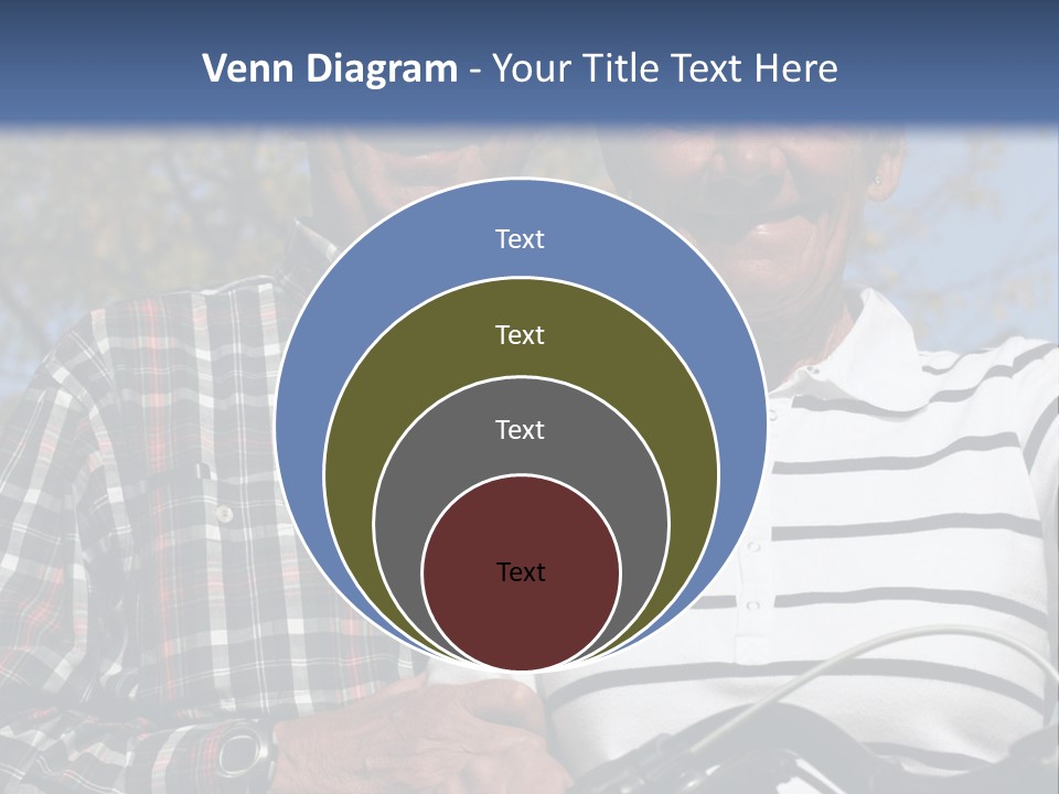 A Couple Of People That Are Standing Next To Each Other PowerPoint Template