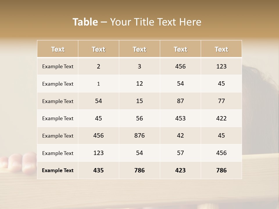 Big Baby Eyes With Fear In His Look PowerPoint Template