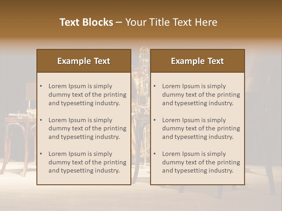 Brass Band Performance PowerPoint Template